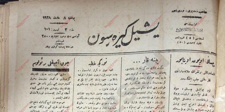 8 Mart 1928 – Sayı 101