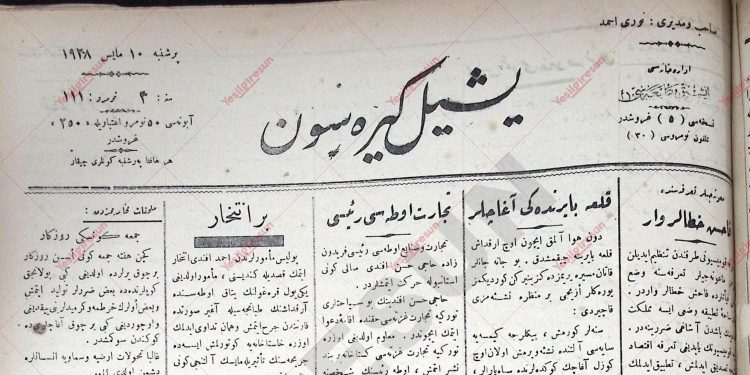 10 Mayıs 1928 – Sayı 111