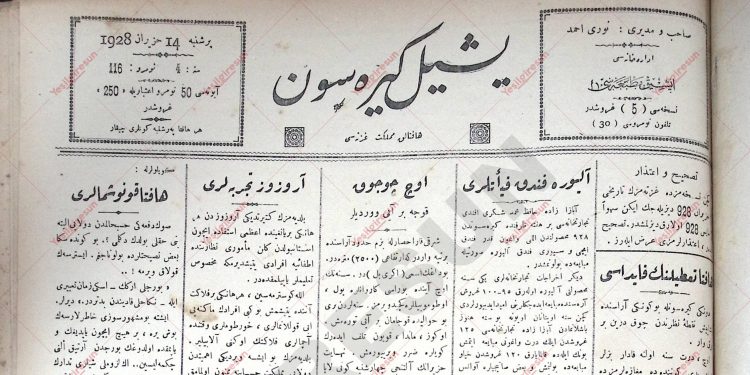 14 Haziran 1928 – Sayı 116