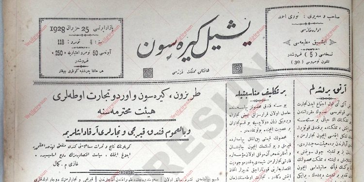 25 Haziran 1928 – Sayı 118