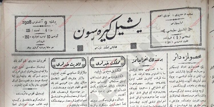 9 Ağustos 1928 – Sayı 125