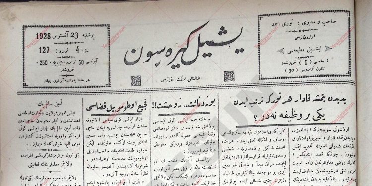23 Ağustos 1928 – Sayı 127