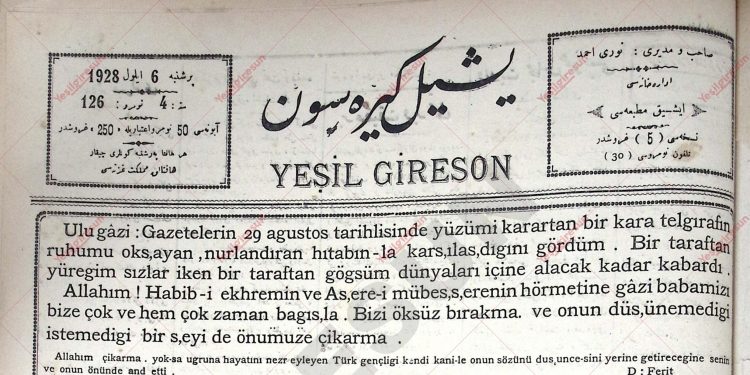 6 Eylül 1928 – Sayı 129