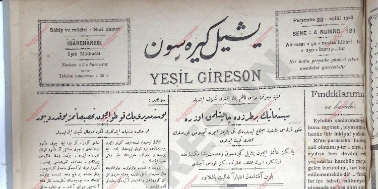 20 Eylül 1928 – Sayı 131