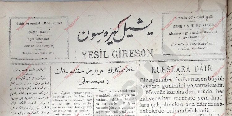 27 Eylül 1928 – Sayı 132
