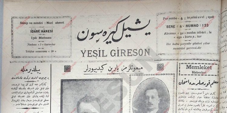 4 Ekim 1928 – Sayı 133