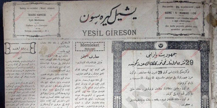 25 Ekim 1928 – Sayı 136