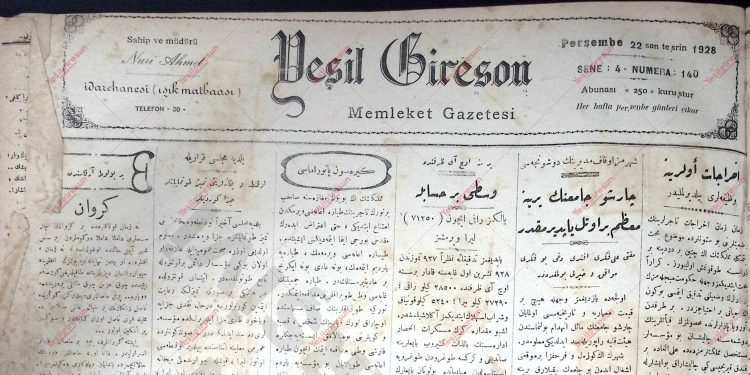 22 Kasım 1928 – Sayı 140