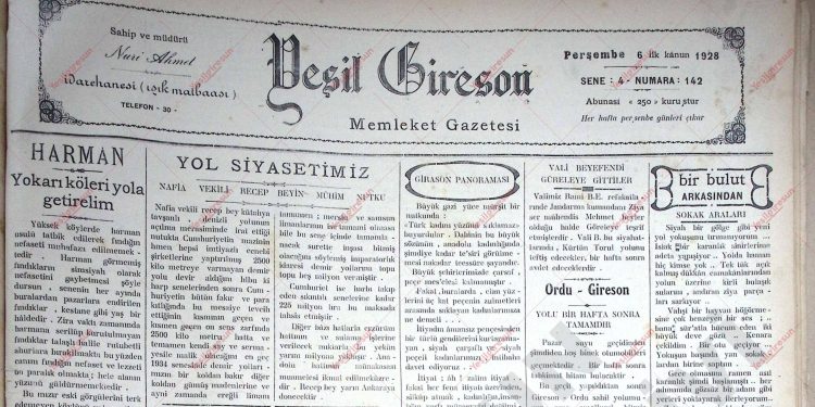 6 Aralık 1928 – Sayı 142