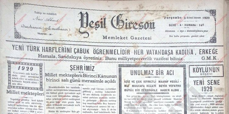 3 Ocak 1929 – Sayı 146