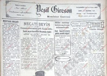 10 Ocak 1929 – Sayı 147