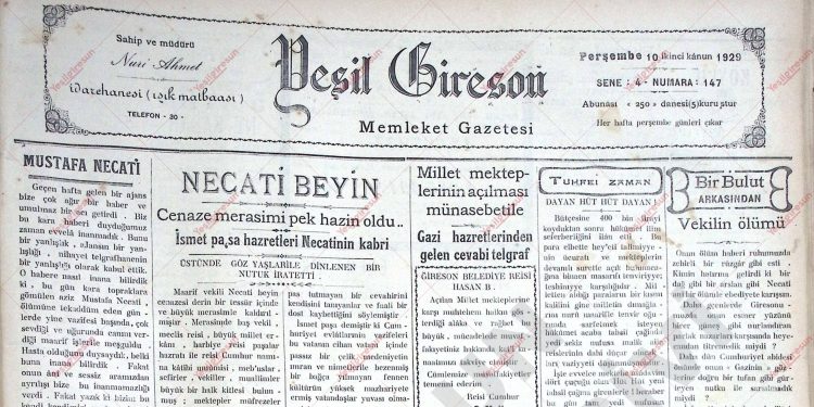 10 Ocak 1929 – Sayı 147