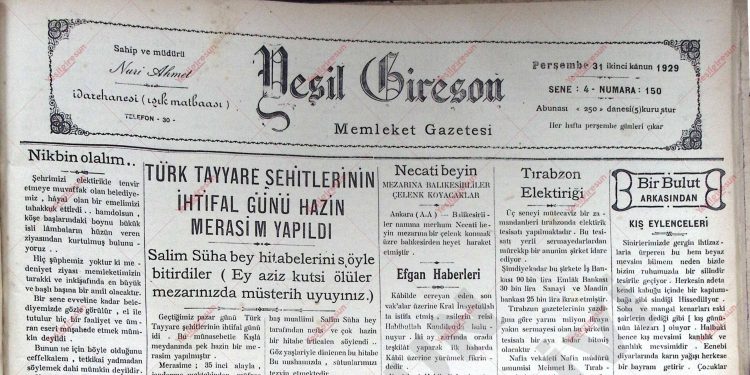 31 Ocak 1929 – Sayı 150