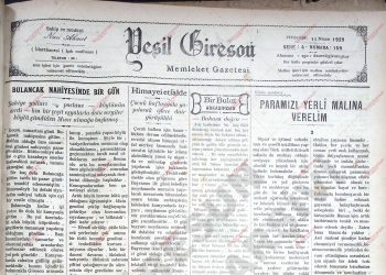 11 Nisan 1929 – Sayı 159