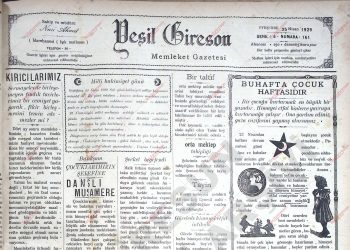 25 Nisan 1929 – Sayı 161