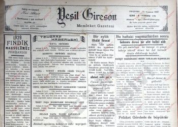 11 Temmuz 1929 – Sayı 171