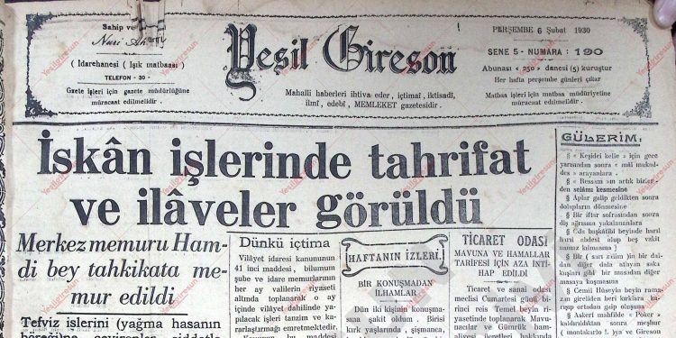 6 Şubat 1930 – Sayı 190