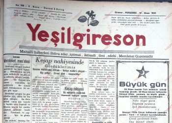 10 Nisan 1930 – Sayı 199