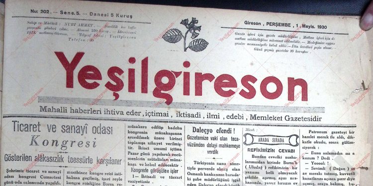 1 Mayıs 1930 – Sayı 202