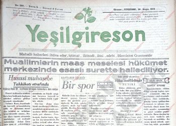 29 Mayıs 1930 – Sayı 206
