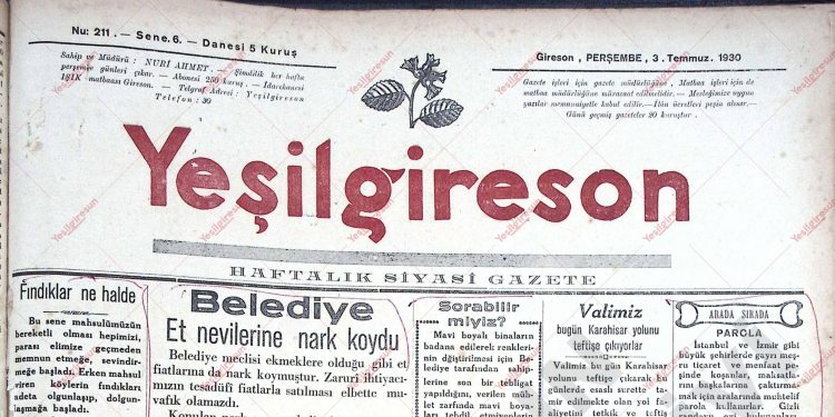 3 Temmuz 1930 – Sayı 211