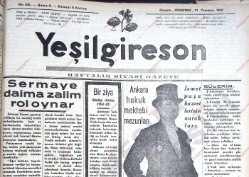 31 Temmuz 1930 – Sayı 215