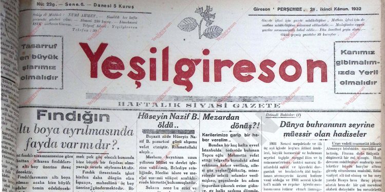 28 Şubat 1932 – Sayı 229