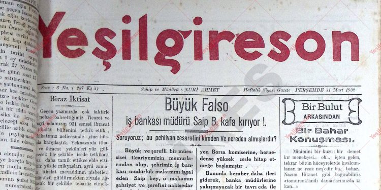 31 Mart 1932 – Sayı 237