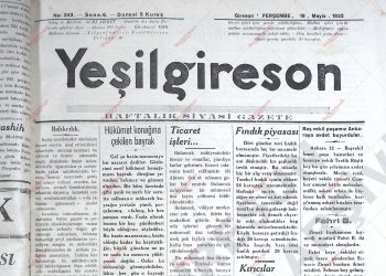 19 Mayıs 1932 – Sayı 243