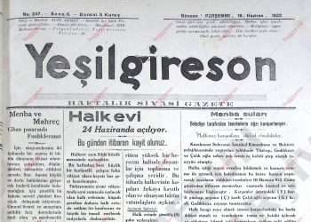 16 Haziran 1932 – Sayı 247