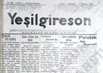 7 Temmuz 1932 – Sayı 250