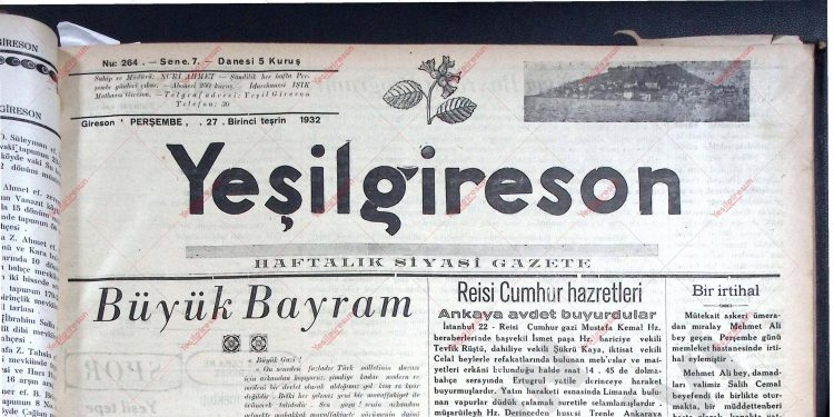 27 Ekim 1932 – Sayı 264