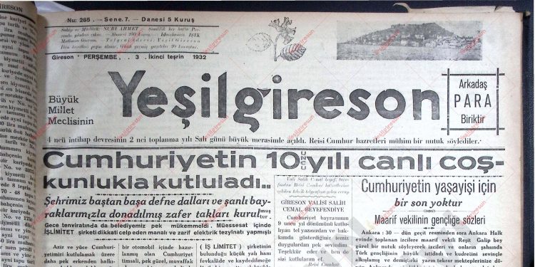 3 Kasım 1932 – Sayı 265