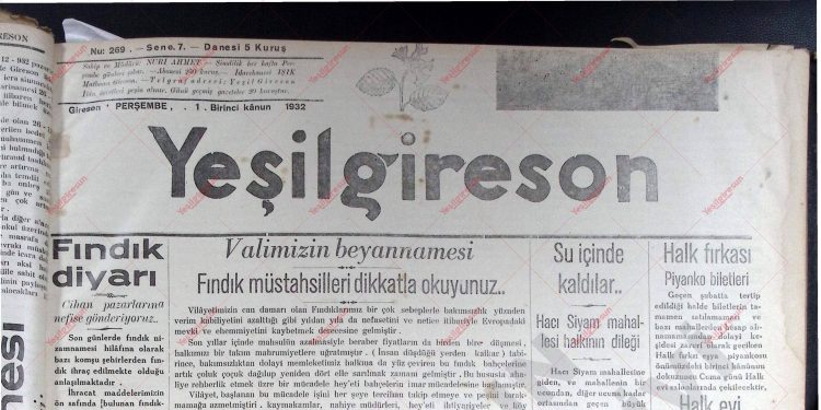 1 Aralık 1932 – Sayı 269