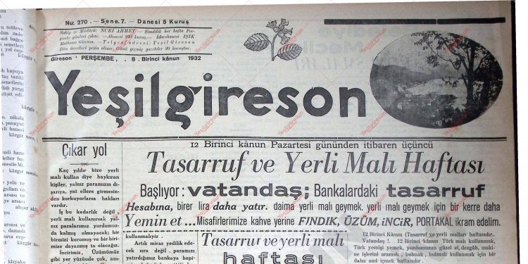 8 Aralık 1932 – Sayı 270