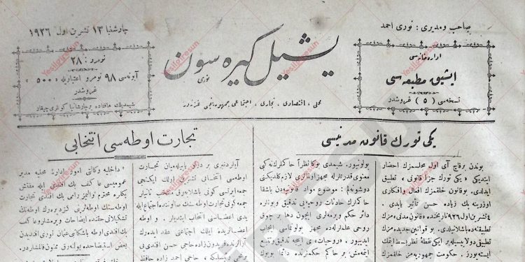 13 Ekim 1926 – Sayı 28