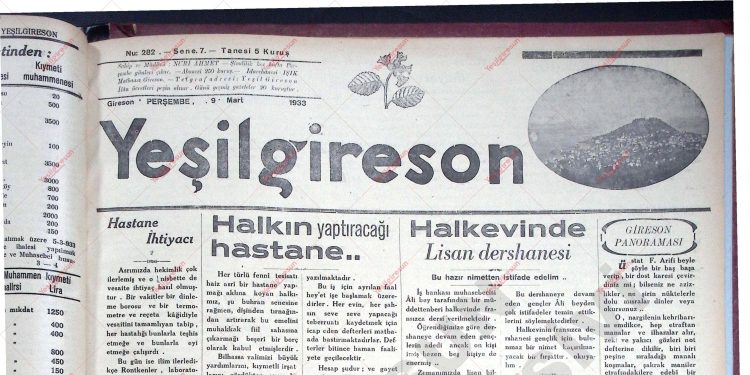 9 Mart 1933 – Sayı 282
