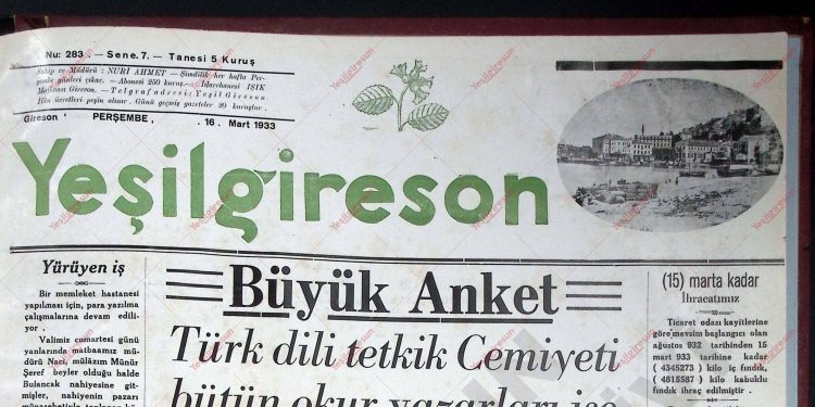 16 Mart 1933 – Sayı 283