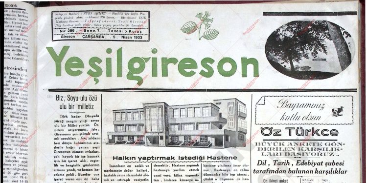 5 Nisan 1933 – Sayı 286