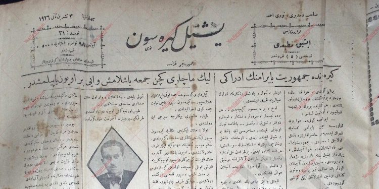 3 Kasım 1926 – Sayı 31