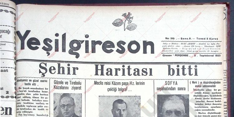 5 Ekim 1933 – Sayı 310