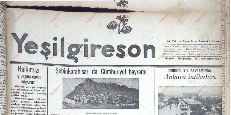 16 Kasım 1933 – Sayı 314