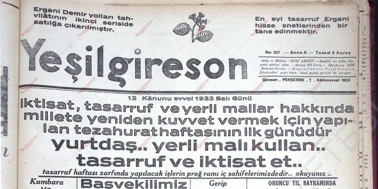 7 Aralık 1933 – Sayı 317