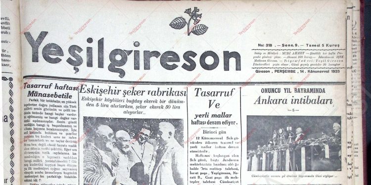 14 Aralık 1933 – Sayı 318