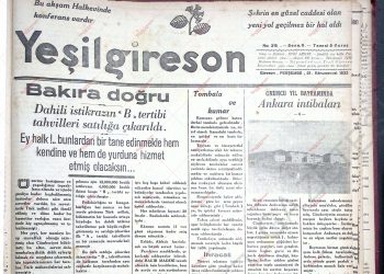 21 Aralık 1933 – Sayı 319