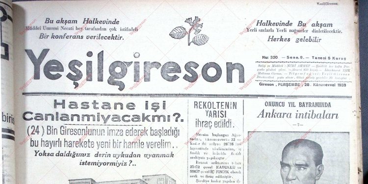 28 Aralık 1933 – Sayı 320