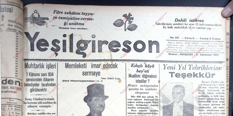 4 Ocak 1934 – Sayı 321