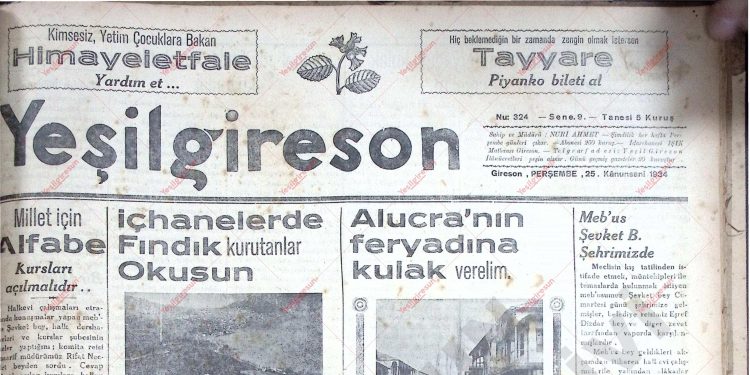 25 Ocak 1934 – Sayı 324