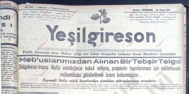 19 Nisan 1934 – Sayı 333