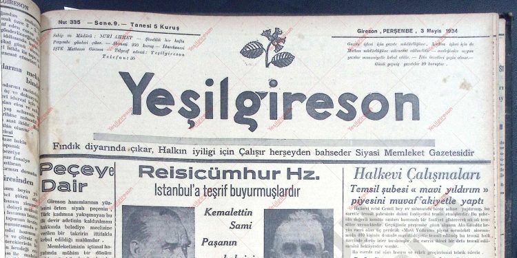3 Mayıs 1934 – Sayı 335